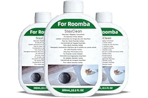 Floor Cleaner Liquid，Compatible With Roomba Plus 405 505 Max 705, 300ml Low Foam Robot Vacuum Cleaning Solution, Fresh Scent 