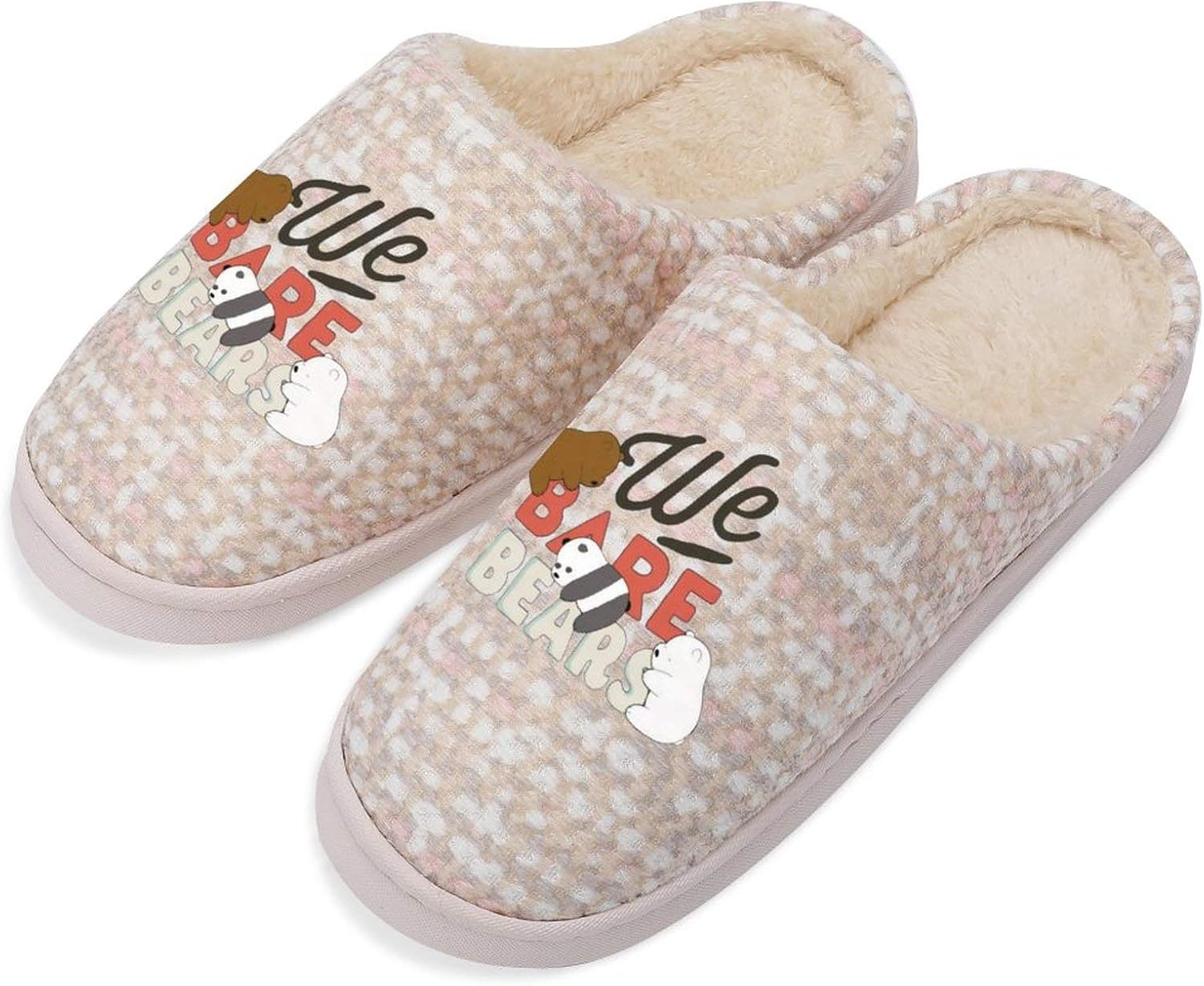 Amazon Co Jp スリッパ 室内 ぼくらベアベアーズレディース ルームスリッパ スリッパ ムートンスリッパ プラスベルベットスリッパ あたたかい 暖か 綿 滑り止め 軽量 室内履き 抗菌衛生 おしゃれ スリッパ 静音 冬 防寒 軽量 履き心地良い ホーム キッチン