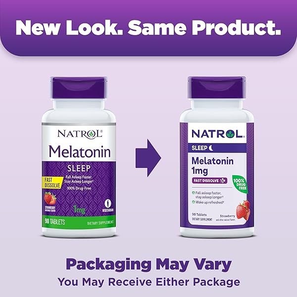 NATROL FAST DISSOLVING MELATONIN – 1 MG – 90 TABS