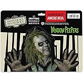 Beetlejuice Peek-A-Boo Adhesive Vinyl Decal - Spooky Beetlejuice Sticker for Car, Garage, or Window