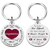 Viayen Nurse Valentines Day Gifts for Women Girls - Keychain for Nursing Student Graduation Week Practitioner Assistant Birthday