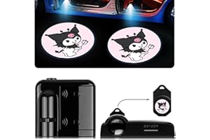 IITA 2PCS Car Door Lights Logo Projector for Kuromi,Courtesy Ghost Shadow Welcome Door Lamp Fit All Cars