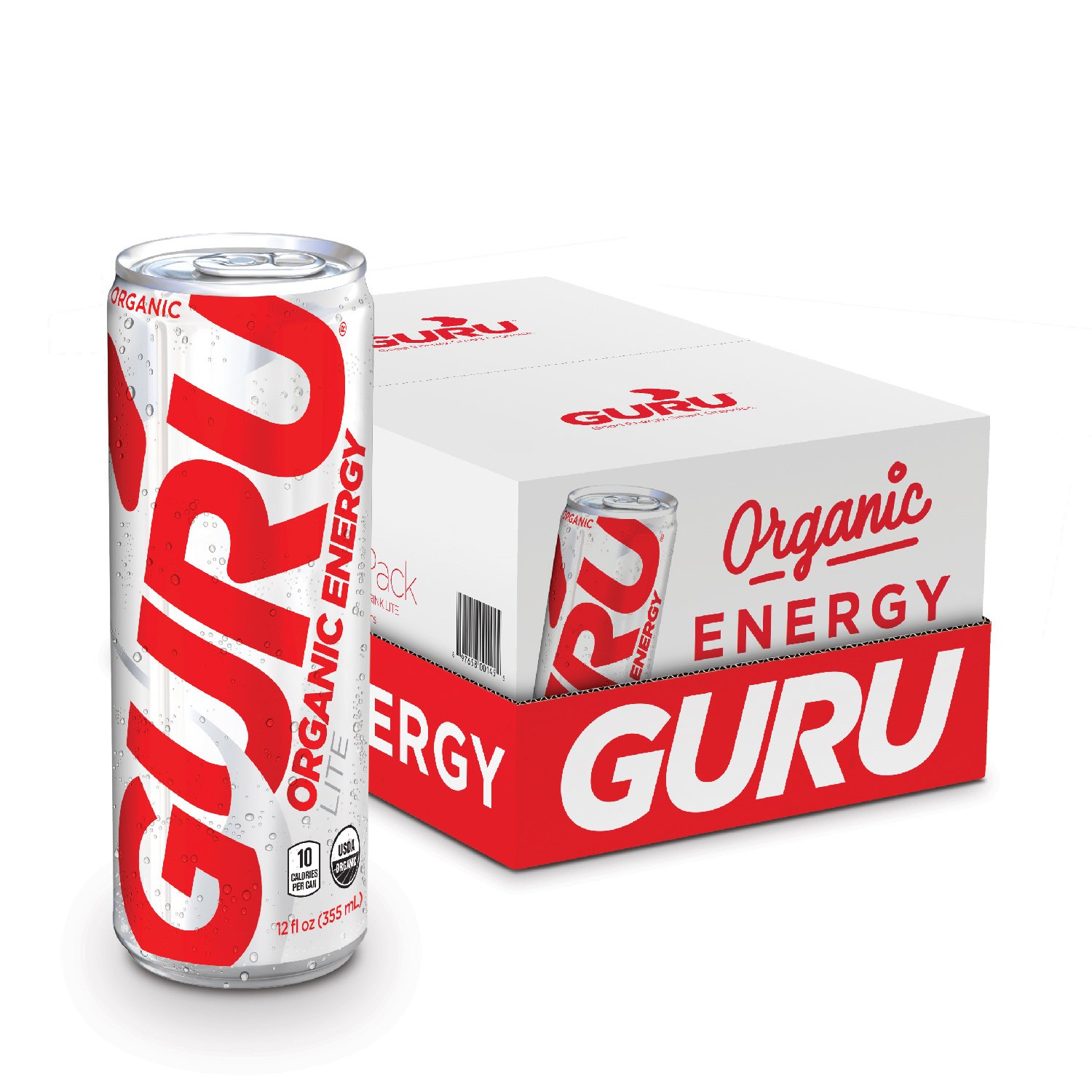 GURU Organic Energy Water, Sugar Free, Zero Calorie