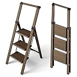Taranta 3 Step Ladder, Portable Folding Ladder with