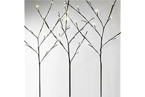 Brite Star 46-387-00 Twig Tree Lights, Warm White