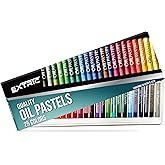 EXTRIC Soft Pastels 25 Colors, Kids and Artists Oil Crayons