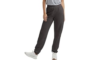 Hanes Women's Sweatpants, EcoSmart Fleece Joggers, Pocketless Cinched Leg Sweatpants for Women, 30"