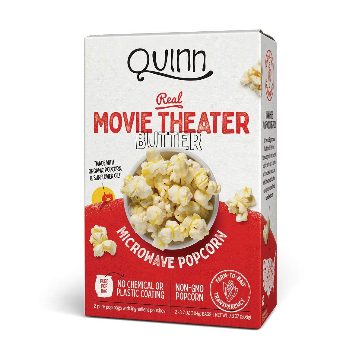 Amazon Com Quinn Popcorn Movie Theater Extra Butter Microwave