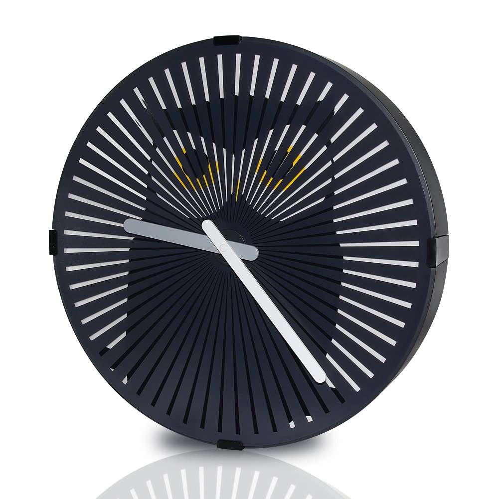 Home Décor KABB Modern Minimalist Mechanical Retro Flip Down Desk & Wall Clock with Internal