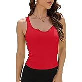 Acmplla Summer Tank Top for Women 2025 Womens Tank Tops Sleeveless Top Basics Camisole Cute Yoga Gym Shirts