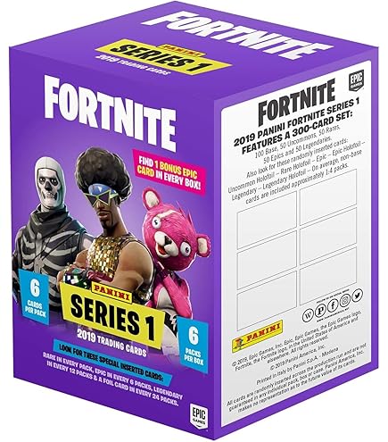 Amazon.com: Panini Fortnite Series 1 Trading Cards - Blaster Box