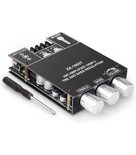 Amazon.com: ZK-TB21 2.1 Channel Bluetooth Amplifier Board, 50W+50W