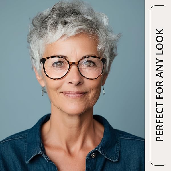 GIBLOGO READING GLASSES FOR WOMEN/MEN EYE GLASSES BLUE LIGHT READING GLASSES CHEATERS EYEGLASSES