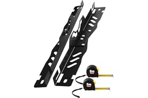 FAITIO Heavy Duty Wheel Alignment Tool Kit, Toe Alignment Tool with Thickened Plates for Tough Use, Car Front End Alignment Tool for Fast Accurate Toe Adjust, DIY Wheel Alignment Kit for Automotive, Black