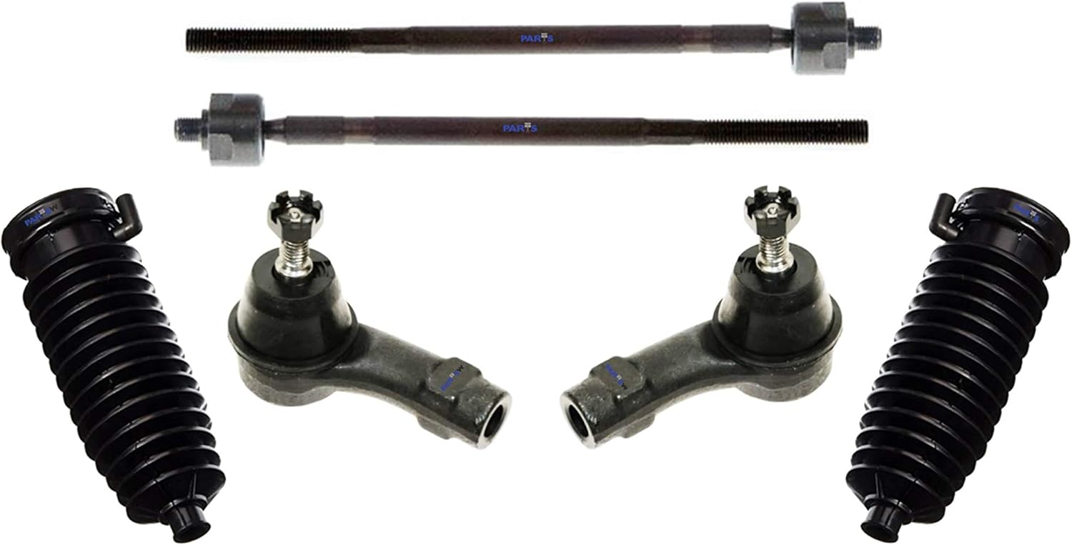 PartsW 6 Pc Front Steering Kit for Ford Focus 20002005