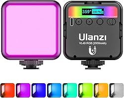 ULANZI RGB Video Lights VL49, LED Camera Light