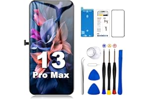 SIMDOG for iPhone 13 Pro Max Screen Replacement Kit 6.7 inch, Full HD LCD Display 3D Touch Screen Digitizer Full Assembly + Repair Tools.Compatibility A2484, A2641, A2644, A2645, A2643