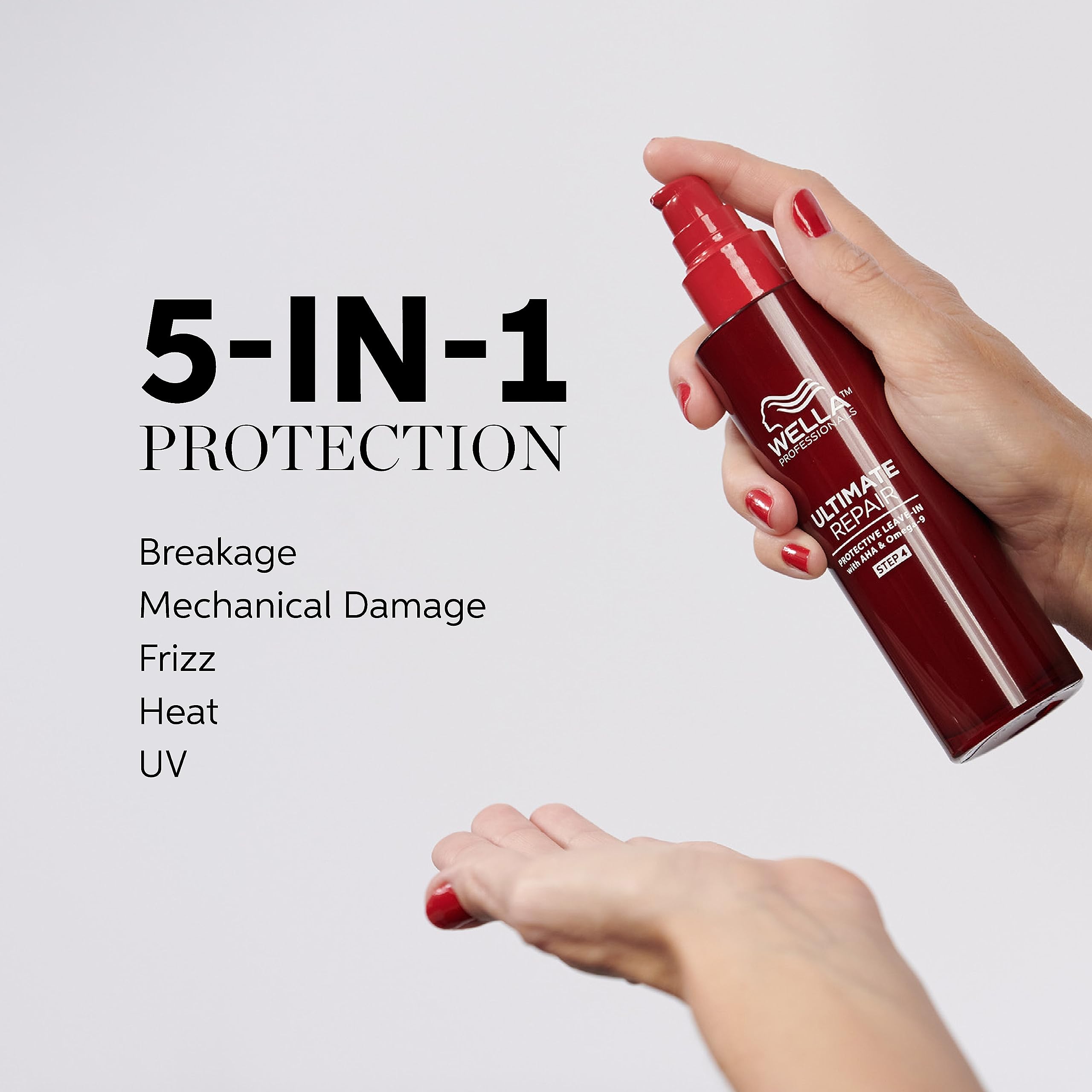 Wella Professionals ULTIMATE REPAIR Protective Leave-In Treatment for Damaged Hair | Thermal, UV Protection | Repairs & Smoothens | For All Hair Types | 4.7 Fl Oz