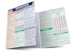 Statistics Laminate Reference Chart: Parameters, Variables, Intervals, Proportions (Quickstudy: Academic )