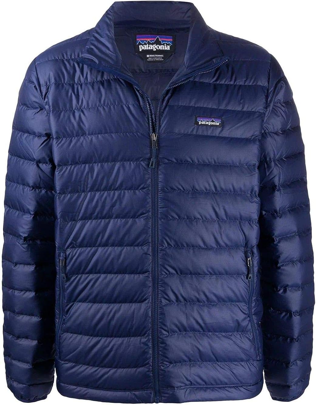 patagonia blue down jacket