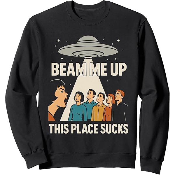 Amazon.com: Stranger Things Season 5 Beam Me Up This Place Sucks