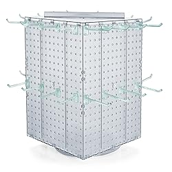 Azar Displays 701414-CLR-4C32 Rotating Countertop
