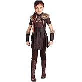 Kid's Victorious Viking Costume for Girls, For Halloween or Renaissance Dress Up Parties