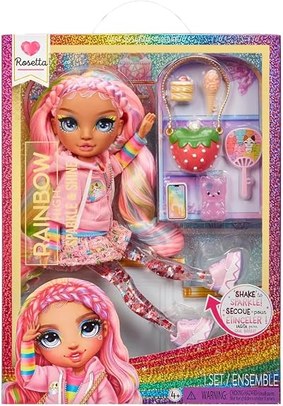 Rainbow High Rosetta Sparkle and Shine 28 cm Pink Fashion Doll