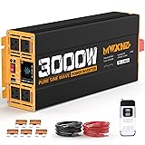 MWXNE 3000W Pure Sine Wave Inverter 12V DC to 110V