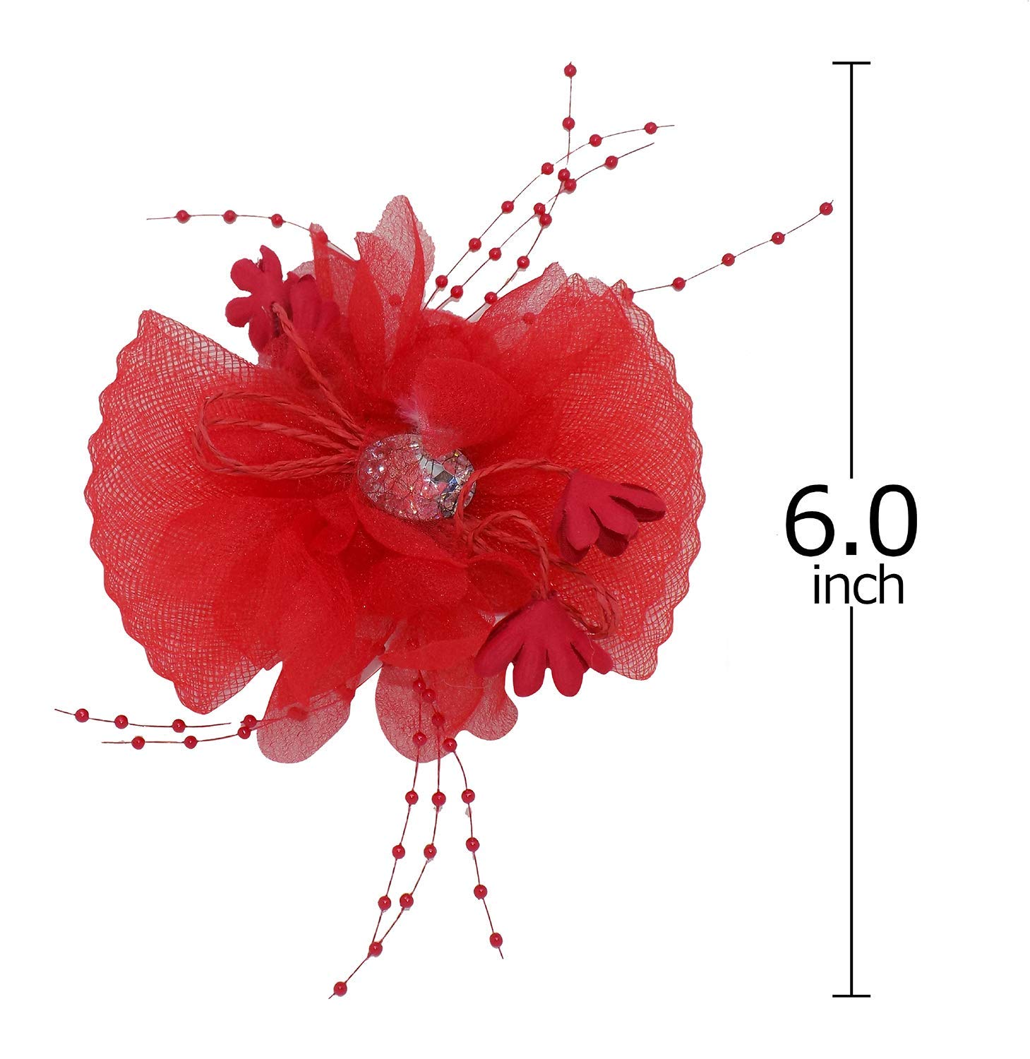 Buy Fully Artificial Flower Hair Clips Hair Brooch For Wedding