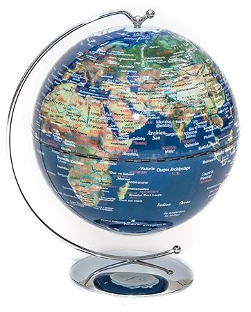 Bello Games New York Lighted Desk Globe (Blue, 5inch)