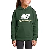 New Balance Active Girls Sweatshirt - Breathable Athletic Fleece Pullover Hoodies for Girls with Pockets (Sizes: 7-16)