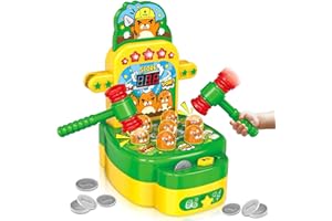 Capybara Whack Game Toys for 3 Year Old, Electronic Mini Interactive Pounding Hammering Toys, Whack Game Capybara, Idea Gift 