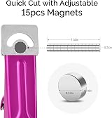 MelodySusie Nail Clippers Tip Cutters for Acrylic False Nails Rose Small view 2