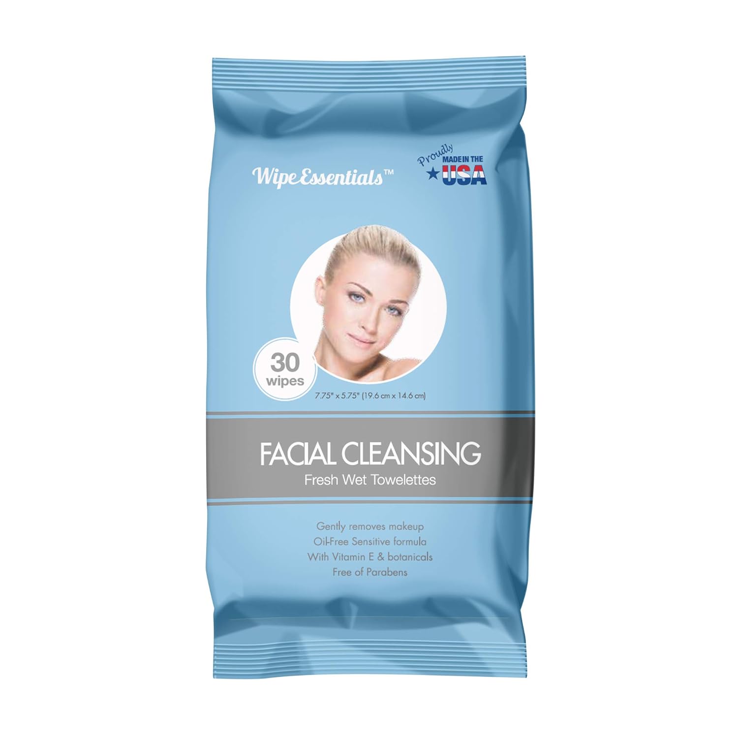 Diamond Wipes Oil Free Facial Cleansing Wipes 30 Count x 12 Packs (Total 360 Wipes) Gently Remove Makeup, with Vitamin E and Botanical Extracts: Beauty