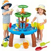 Hogaruly Kids Water Tables with Fishing Game Set | Water Table Toys for Kids Aged 3 4 5 6 7 8Outdoor Activity Playset Sensory Play Table Birthday Gifts for Toddlers