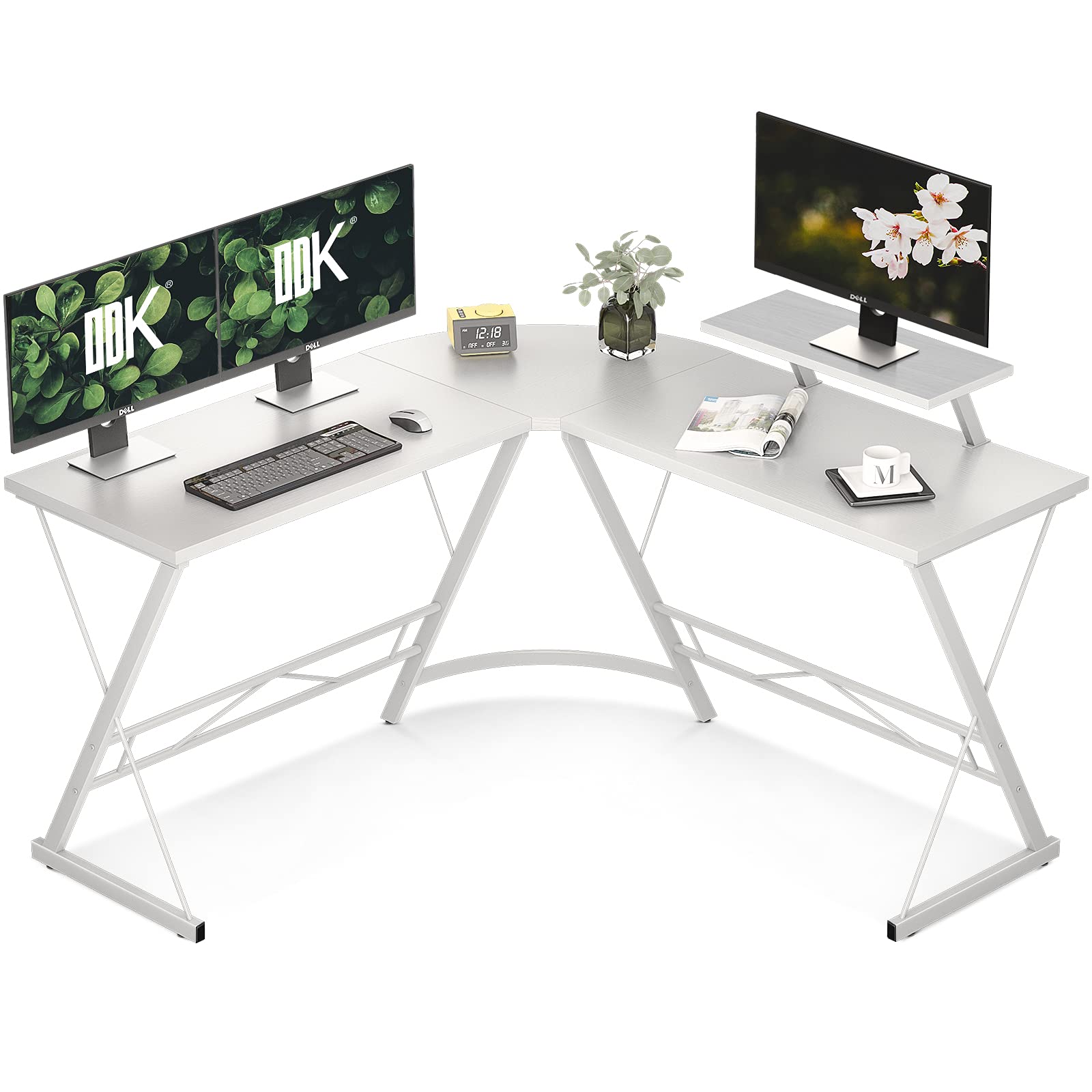 Mua ODK LShaped Computer Desk, Gaming Desk, PC Desk, Work Desk, LShaped Desk, Corner Desk