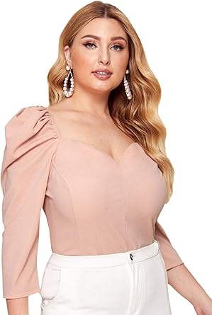 plus size elegant tops