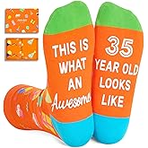 Zmart Birthday Gifts for Women - Socks for 31 32 33 34 35 Year Old Socks for Woman Man