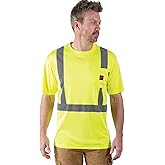 Walls Mens Hi-vis Ansi Ii Short Sleeve Safety T-Shirt