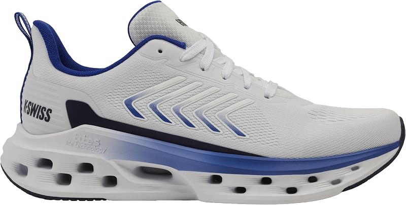 Melrose Tubes Lite - Ténis de corrida masculinos, branco/Surf The Web/Naval Academy Cor, Tamanho 42.5 EU