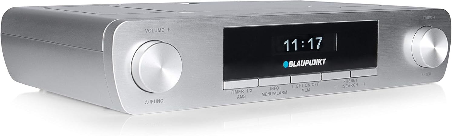 BLAUPUNKT KRD 20 Küchenradio Unterbau mit DAB  und UKW PLL, Unterbauradio Küche mit Multidisplay ...