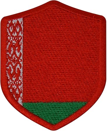 Benobler Fanshirts4u Aufnaher Weissrussland Wappen 7 X 5 6cm Bestickt Flagge Patch Badge Fahne Belarus Rote Umrandung Amazon De Kuche Haushalt