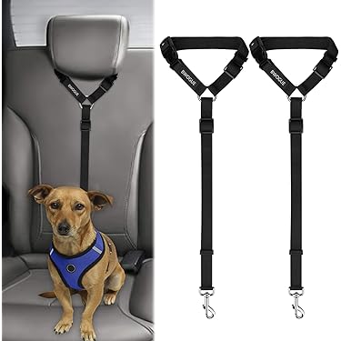 2 Pack Cat Dog Pet Safety Seat Belt Clip For Car Vehicle Adjustable - View #9