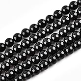 Natural Black Onyx Beads for Jewelry Making 12mm Round Semi Precious Gemstone 15 inch(31-32pcs/strand)