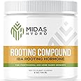 Rooting Hormone for Cuttings – .35 IBA Rooting Hormone - Cloning Gel Key to Plant Cloning - Midas Hydro Rooting Hormone for Cuttings 4oz - Rooting Gel for Professional and Home Based Growers