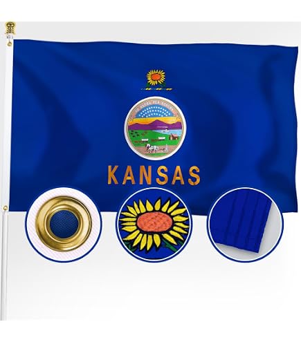 Wyoming 10x15 Feet Nylon State Flag Made in USA