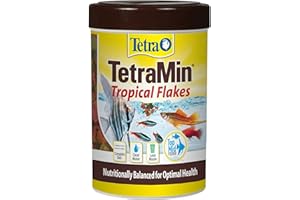 Tetra TetraMin Tropical Flakes 3.53 Ounces, Nutritionally Balanced Fish Food, Model Number: 16204