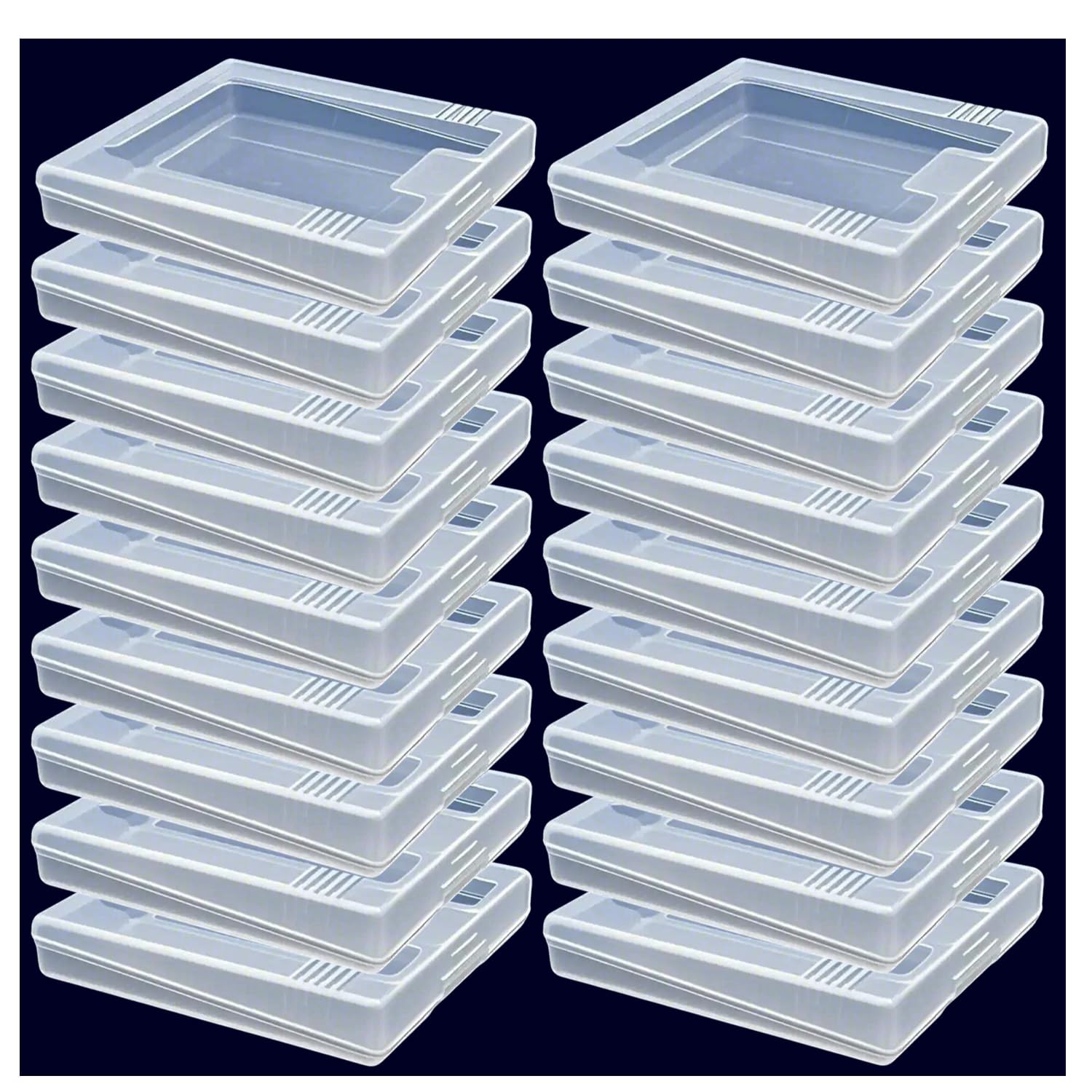 18PCS Game Cartridge Case for Gameboy Color Clear Dust Cover Case Transparent Protective Game Card Storage Box for Nintendo Gameboy Color GBC GB GBP