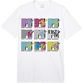 MTV Logo Stack Style Graphic T-Shirt Comfort Colors Adult Heavyweight T-Shirt